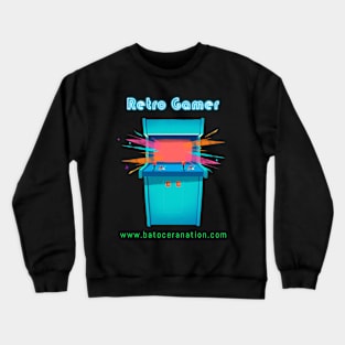 Retro Gamer Logo 9 Crewneck Sweatshirt